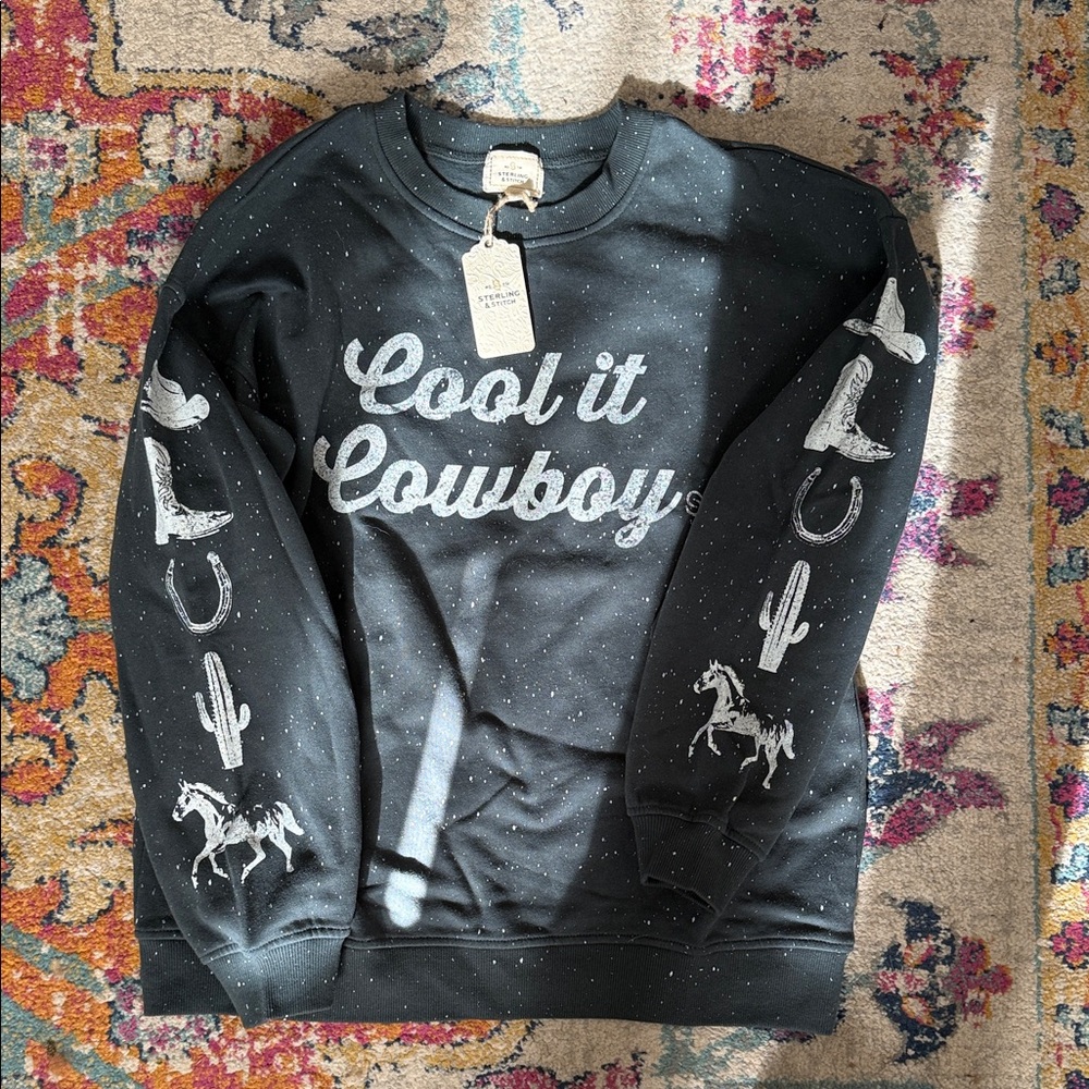 Western crewneck